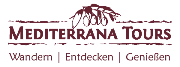 Logo rot Mediterana Tours Geführte Wanderreisen